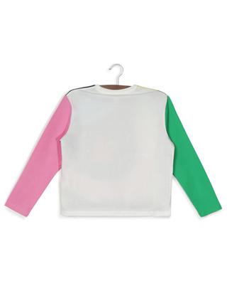 Abstract Colourblock girl's long-sleeved T-shirt STELLA MCCARTNEY KIDS