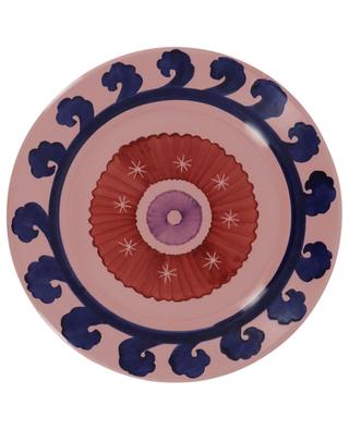 Circle Suzani ceramic charger plate EMPORIO SIRENUSE POSITANO
