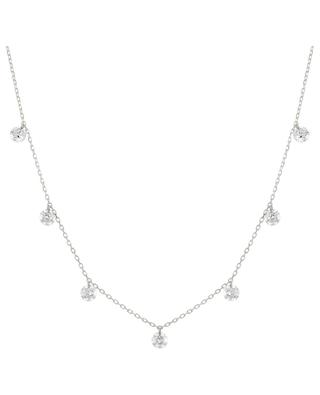 Danaé 7 Split Diamonds and white gold necklace PERSEE