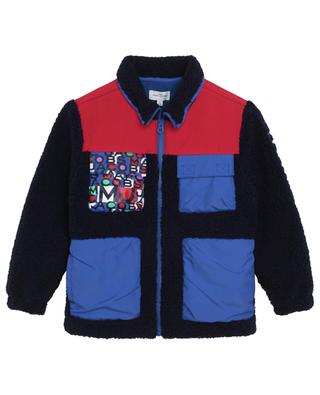 Boy's fleece jacket with nylon pockets THE MARC JACOBS