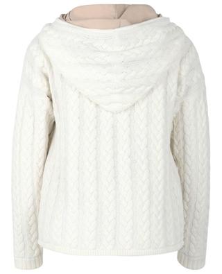 Hooded cable knit cardigan GRAN SASSO