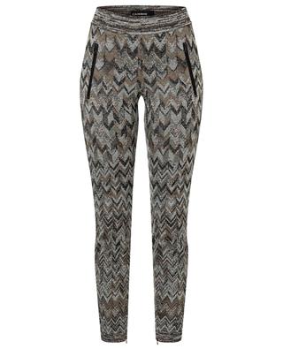 Ranee Cyber Wave patterned skinny fit trousers CAMBIO