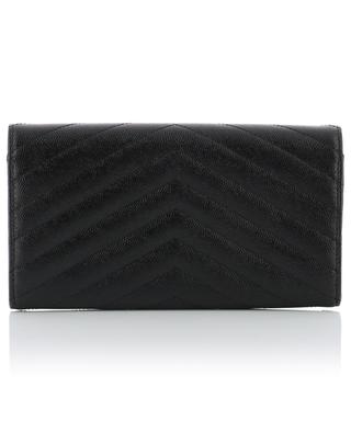 Cassandre quilted large textured leather wallet SAINT LAURENT PARIS