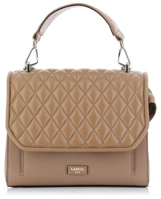 Ninon Medium grained and quilted leather shoulder bag LANCEL