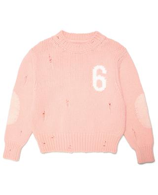 Mädchen-Pullover aus Wolle 6 MM6