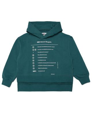 MM6 boy's hooded sweatshirt MM6