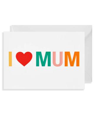 Grusskarte Postco I Love Mum LAGOM DESIGN