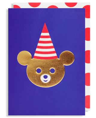 Party Bear greeting card LAGOM DESIGN