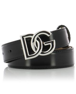 Slim belt in patent leather with DG buckle - 2.5 cm DOLCE & GABBANA