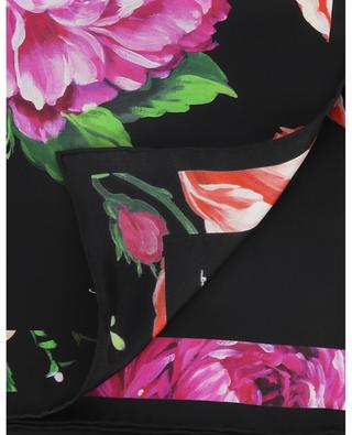 Quadratisches Seidentuch mit Print Roses DOLCE & GABBANA