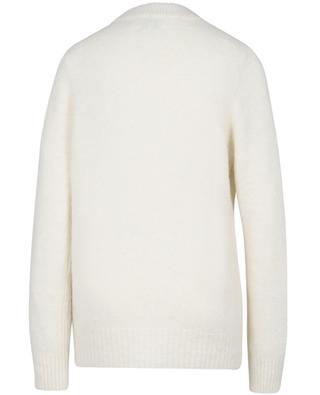 Langer Pullover aus gebürsteter Alpaka-Wolle GANNI