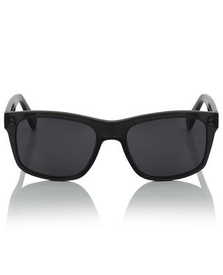 The Driven Black Transparent Shiny square sunglasses VIU