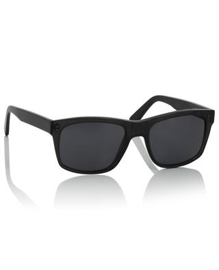 The Driven Black Transparent Shiny square sunglasses VIU