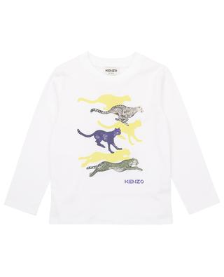 Jungen-Langarm-T-Shirt Cheetah Energy KENZO