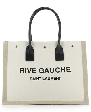 Rive Gauche Small canvas and leather tote bag SAINT LAURENT PARIS