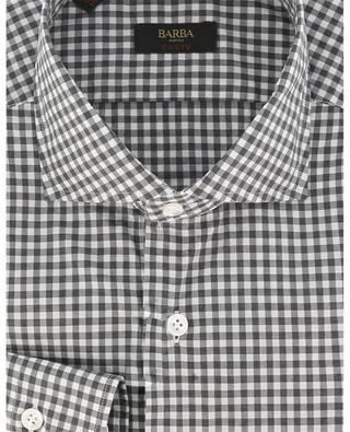 Langärmeliges Hemd aus Baumwolle mit Vichykaros BARBA
