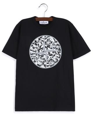 Jungen-T-Shirt aus Baumwolle 21071 Camo Logo Reflective STONE ISLAND JUNIOR