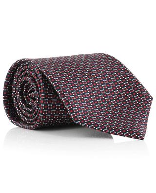 Cravate et pochette en soie à motif BRIONI