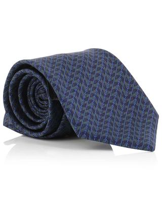 Krawatte und Einstecktuch aus Seide mit Motiv BRIONI