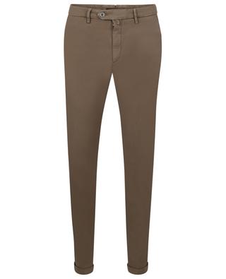 Slim-fit cotton-blend chino trousers B SETTECENTO