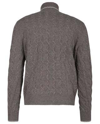 Cashmere turtleneck cable knit jumper FEDELI