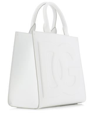 DG Daily Mini 3D logo adorned smooth leather tote bag DOLCE & GABBANA