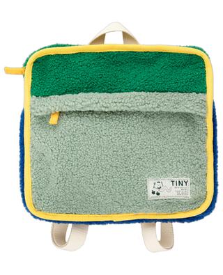 Color Block Sherpa toddler's backpack TINYCOTTONS