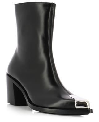 Punk 75 heeled leather ankle boots ALEXANDER MC QUEEN