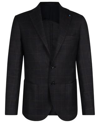 Leuca checked wool blacer GIAMPAOLO