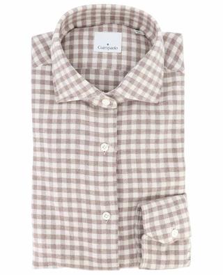 Gingham check flannel shirt GIAMPAOLO
