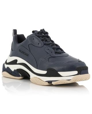 Triple S faux leather low-top lace-up sneakers BALENCIAGA