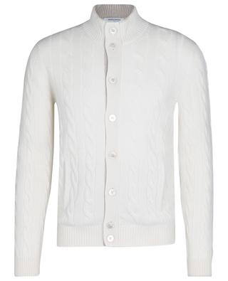 Button-down cashmere cardigan with stand-up collar GRAN SASSO