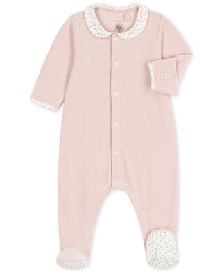 Baby-Pyjama aus Samt Saline PETIT BATEAU