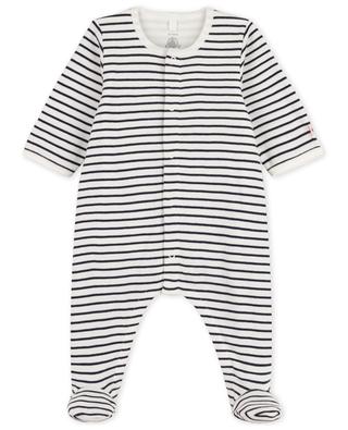 Striped baby bodyjama PETIT BATEAU