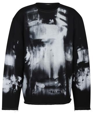 X-Ray Print oversize crewneck sweatshirt BALMAIN