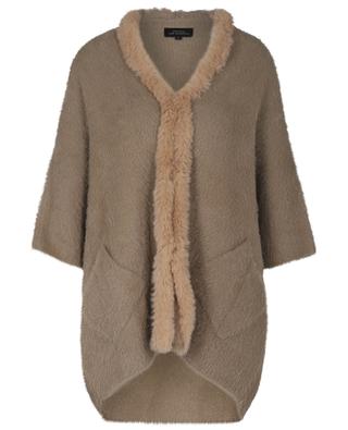 Faux fur trimmed cape GRAHAM&MARSHALL