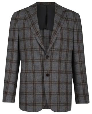 Meda checked wool and cashmere blazer SANT'ANDREA