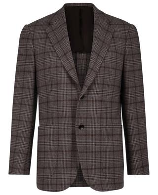 Meda checked wool and cashmere blazer SANT'ANDREA