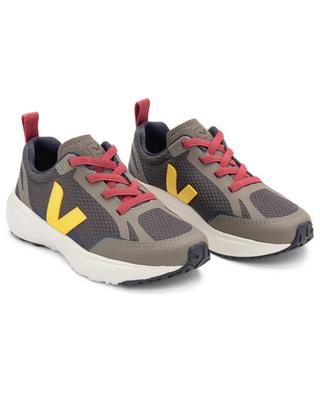 Jungen-Schnürsneakers Small Canary Alveomesh VEJA