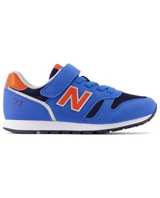 373 Bungee top strap boy's lace-up low-top sneakers NEW BALANCE