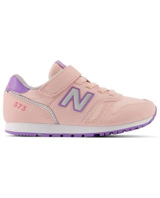 373 Bungee top strap girl's lace-up low-top sneakers NEW BALANCE
