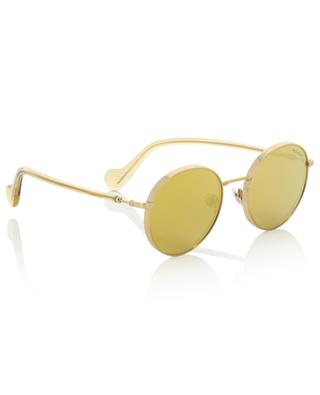 Golden round sunglasses MONCLER