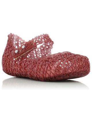 Mini Campana Papel glitter baby sandals MELISSA