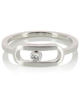 Move Uno GM white gold and diamond ring MESSIKA