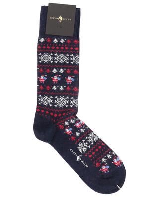 Jacquard-Socken mit Weihnachtsmotiv SOZZI MILANO