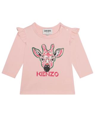 Giraffe baby long-sleeved T-shirt KENZO