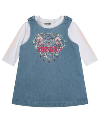 Elefant baby dress and T-shirt set KENZO