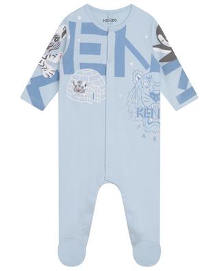 Mini Jungle Snowy jersey baby all-in-one KENZO