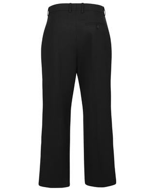 Cropped wide-leg checked wool trousers BALENCIAGA
