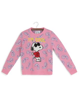 Princess Snoopy Rock Paisley girl's jacquard jumper MC2 SAINT BARTH